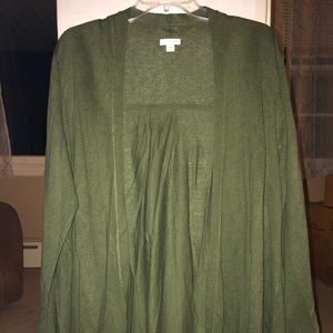 Green women’s cardigan